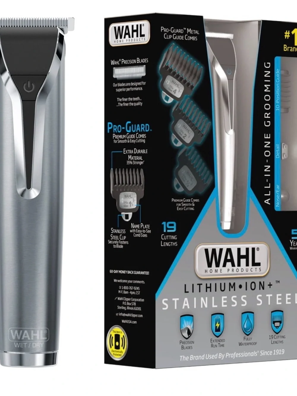 Wahl All-In-One Grooming Kit. Head, Ears, Nose & Brow Detailing.